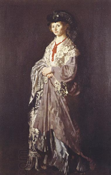 Sir William Orpen A Woman in Grey oil painting picture